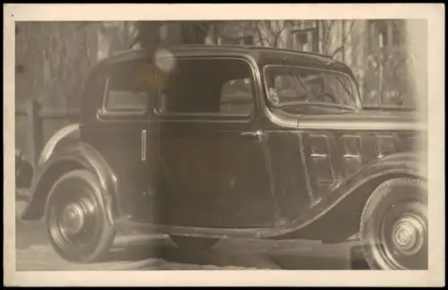 Ansichtskarte  Verkehr/KFZ: Auto Seitenansicht 1936