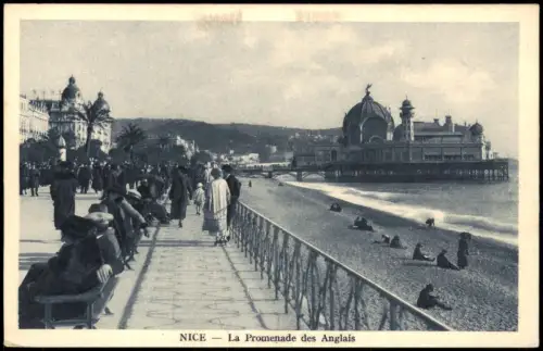 CPA Nizza Nice La Promenade des Anglais 1920