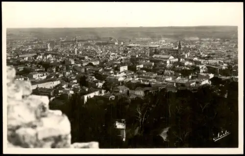 CPA Nîmes Panorama-Ansicht Vue Générale 1940
