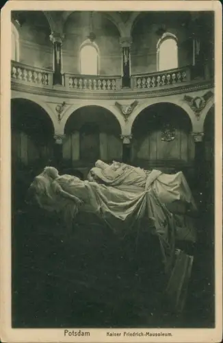 Ansichtskarte Potsdam Kaiser Friedrich-Mausoleum. 1916