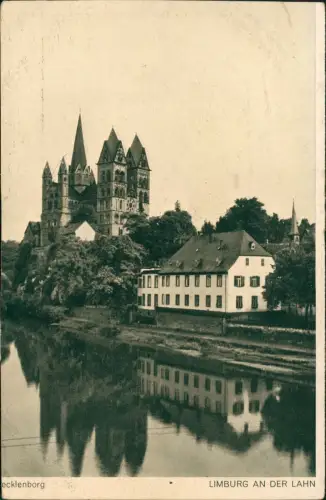 Ansichtskarte Limburg (Lahn) Lahnpartie 1934