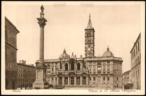 Cartolina Rom Roma Chiesa di S. Maria Maggiore. 1928