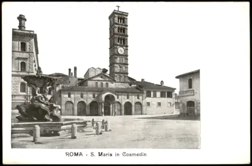 Cartolina Rom Roma S. Maria in Cosmedin 1918