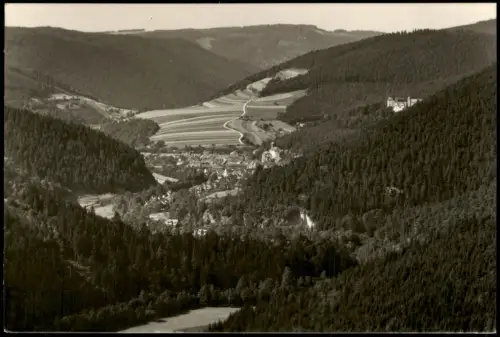 Ansichtskarte Leutenberg Blick v. gr. Mittelberg 1964