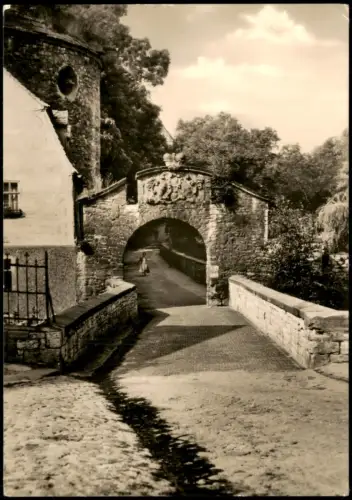Ansichtskarte Querfurt Am Burgeingang Fotokarte 1975