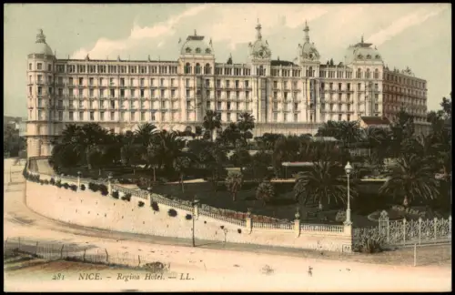 CPA Nizza Nice Regina Hotel 1912