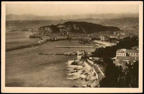 CPA Nizza Nice Vue générale prise du Mont Boron 1928