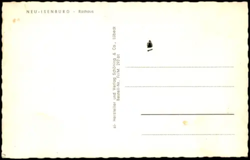 Ansichtskarte Neu-Isenburg Partie am Rathaus 1968