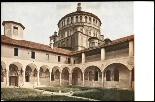Cartolina Mailand Milano Chiostro di S. M. delle Grazie 1911