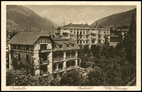 Obermais-Meran Maia Alta Merano Parkhotel Villa Warmegg Parkvilla 1927