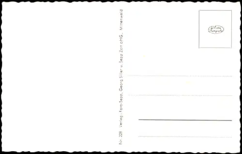 Ansichtskarte Mittenwald Oberer Markt - Autos 1963