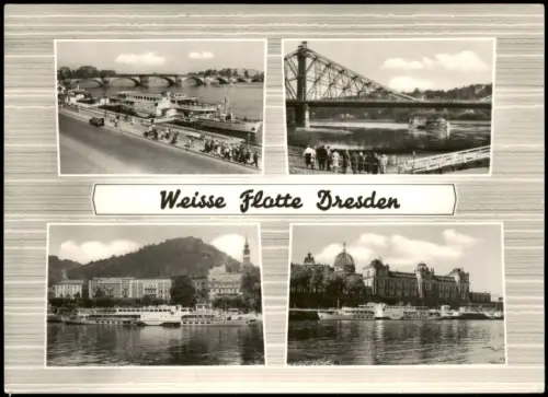 Dresden Sächsische Dampfschifffahrt (Weiße Flotte DDR Dresden) 1967