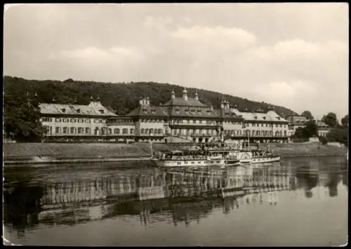 Ansichtskarte Pillnitz Schloss Pillnitz - Elbdapfer Bad Schandau 1959