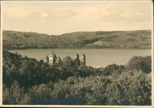 Ansichtskarte Glees (Vulkaneifel) Abtei Maria Laach - Fotokarte 1949