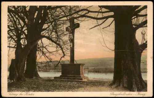 Ansichtskarte Höxter (Weser) Dreizehnlinden-Kreuz Jesuskreuz 1928
