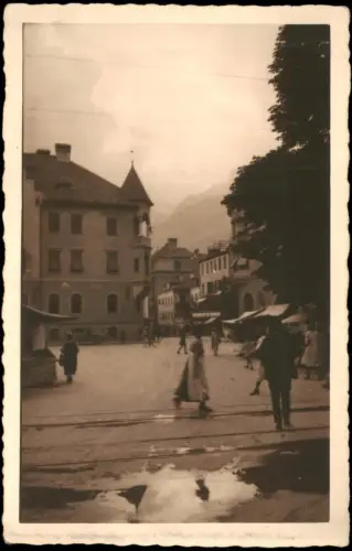 Foto Meran Merano Straßenszene 1930 Privatfoto   Südtirol