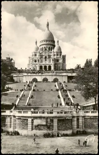 CPA Paris Basilique du Sacré-Cœur de Montmartre 1960