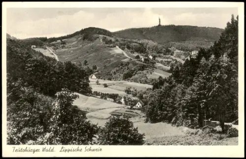 Hiddesen-Detmold Teutoburger Wald. Lippische Schweiz Hermannsdenkmal 1951