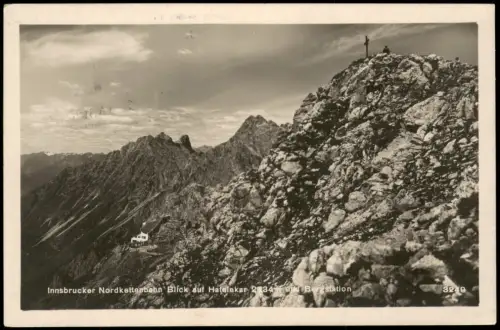 Ansichtskarte Innsbruck Innsbrucker Nordkettenbahn Hafelekarspitze 1930