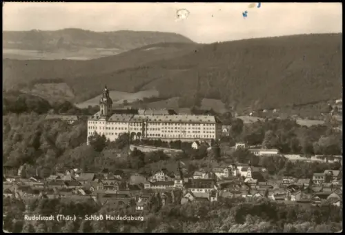 Ansichtskarte Rudolstadt Schloss Heidecksburg Stadt Fotokarte 1972