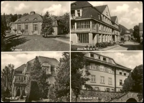 Bad Gottleuba-Berggießhübel Sanatorium Haus M. 4, 5, 6, Haus M Klubhaus 1965