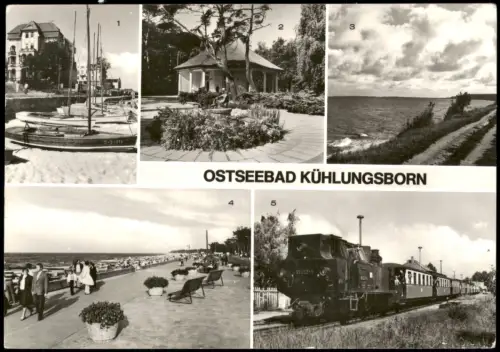 Ansichtskarte Kühlungsborn Strandpromenade Strand Konzertgarten MB 1983