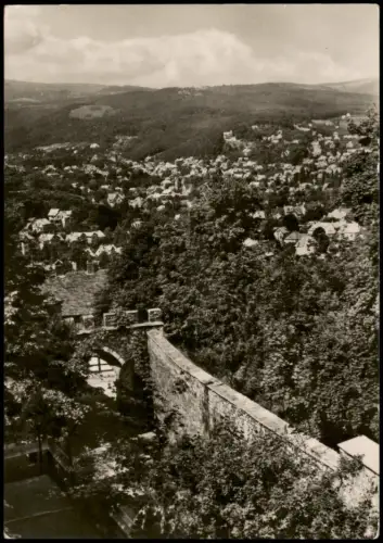 Ansichtskarte Wernigerode Stadt vom Feudalmuseum 1961