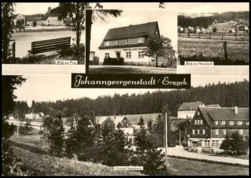 Ansichtskarte Johanngeorgenstadt MB Post Grenzland-Baude Neustadt 1969