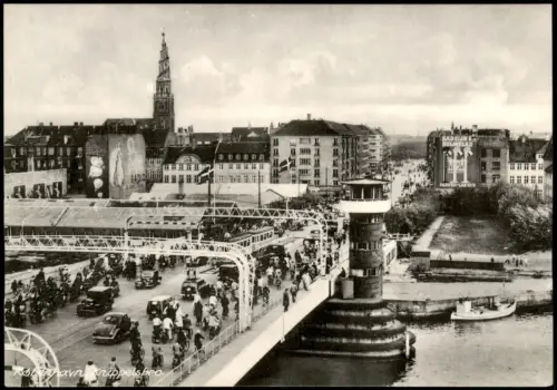Postcard Kopenhagen København Knippelsbro Verkehr 1962