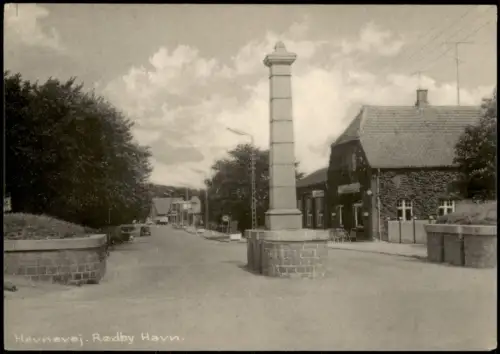 Postcard Rødbyhavn Straßenszene Havnevej 1961  Danmark