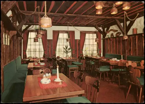 Frankfurt am Main Weinhaus Schwarzer Stern - Gastraum Kalbächer Gasse 1971