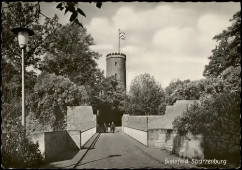 Ansichtskarte Bielefeld Burg Sparrenburg - Eingang 1961