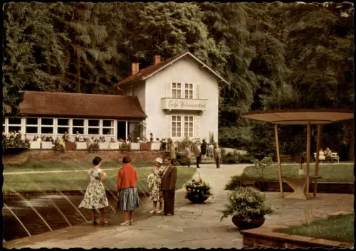 Ansichtskarte Bad Wildungen Cafe Helenental 1968
