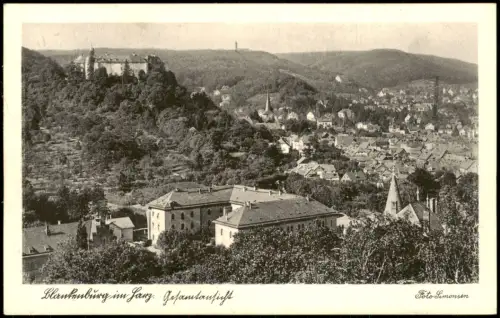 Ansichtskarte Bad Blankenburg Gesamtansicht 1956