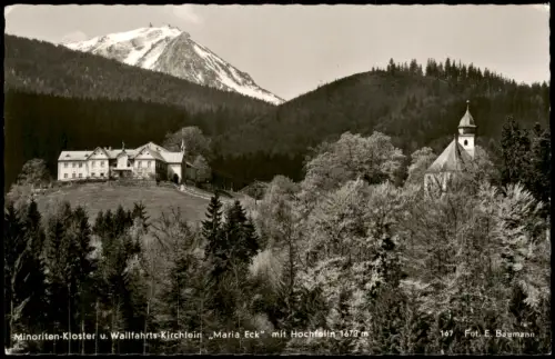 Ansichtskarte Hochfelln Wallfahrtskirche Maria Eck - Fotokarte 1969