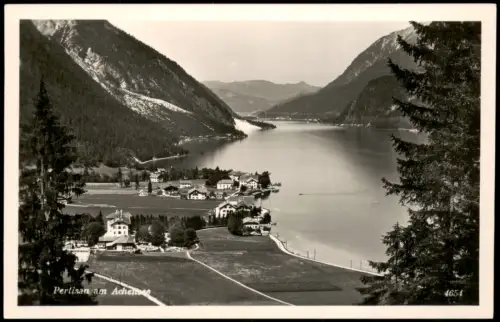 Ansichtskarte Pertisau-Eben am Achensee Ortspartie 1932