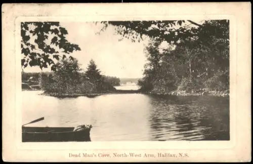 Postcard Halifax (Nova Scotia) Dead Man's Cove, North-West Arm 1906
