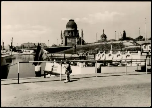 Ansichtskarte Potsdam Lange Brücke - Schiff Sanssouci 1963