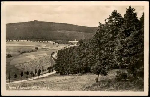 Ansichtskarte Oberwiesenthal Umlandpartie 1954