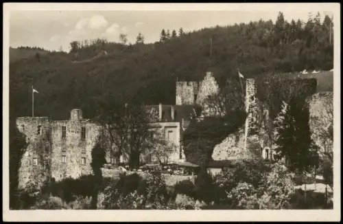 Ansichtskarte Münstereifel Burgruine Fotokarte 1931