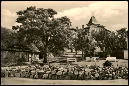 Ansichtskarte Göhren Rügen Poststraße Fotokarte 1959