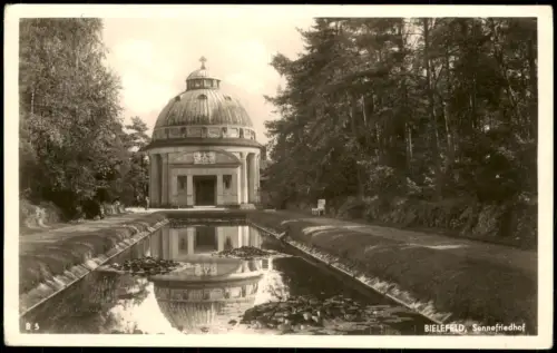 Ansichtskarte Bielefeld Sennefriedhof - Fotokarte 1934