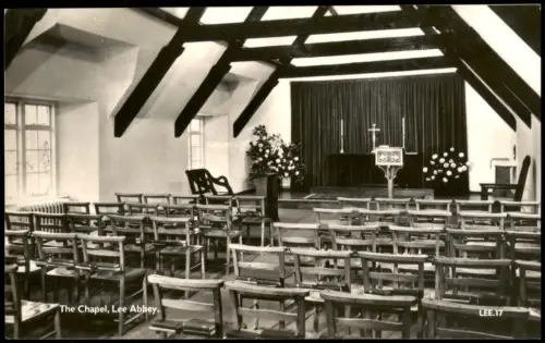 Postcard .Großbritannien The Chapel, Lee Abbey. - Fotokarte Altar 1962