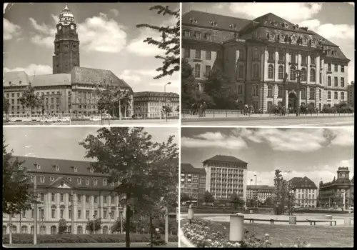 Ansichtskarte Dresden Platz Republick, Pirnaischer Platz 1983/1985