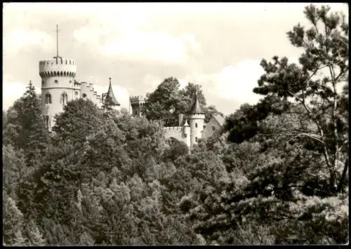 Ansichtskarte Meiningen HO-Gaststätte Schloß Landsberg 1981