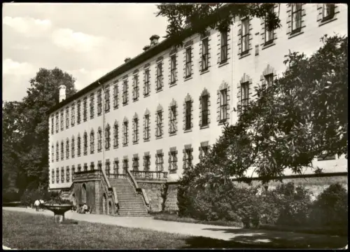 Ansichtskarte Meiningen Schloß Elisabethenburg Parkseite 1980