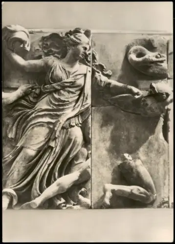 Ansichtskarte Mitte-Berlin Raubkunst Pergamon Altar 1958