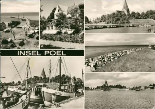 .Mecklenburg-Vorpommern Insel Poel Hafen Timmendorf Gaststätte uvm 1970