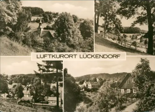 Ansichtskarte Lückendorf-Oybin Stadtteilansichten 4 Bild 1973