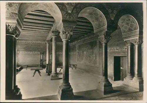 Ansichtskarte Eisenach Wartburg Sängersaal 1936